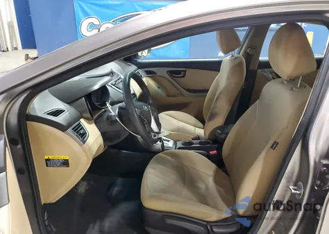 2012 Hyundai Elantra Gls из США, поврежденный, VIN 5NPDH4AE8CH150411